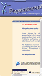 Mobile Screenshot of physiotherapie-wenzl.de